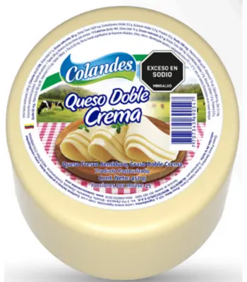 Queso doble crema 450 g