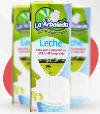 Leche Semidescremada Tetrapak